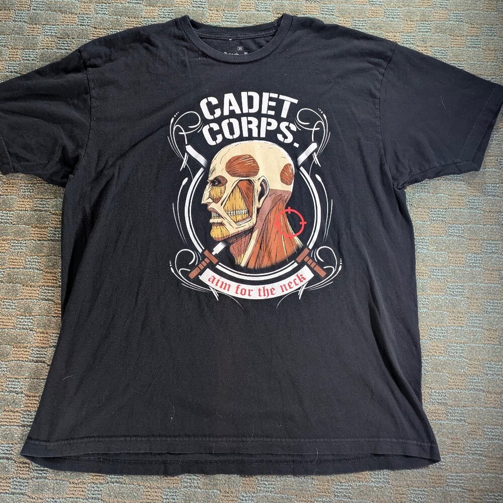 ATTACK ON TITAN Ripple Junction T-Shirt Mens 2XL XXL Anime